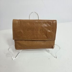 wanderers travel co. carmel leather distressed magnetic fold wallet australian